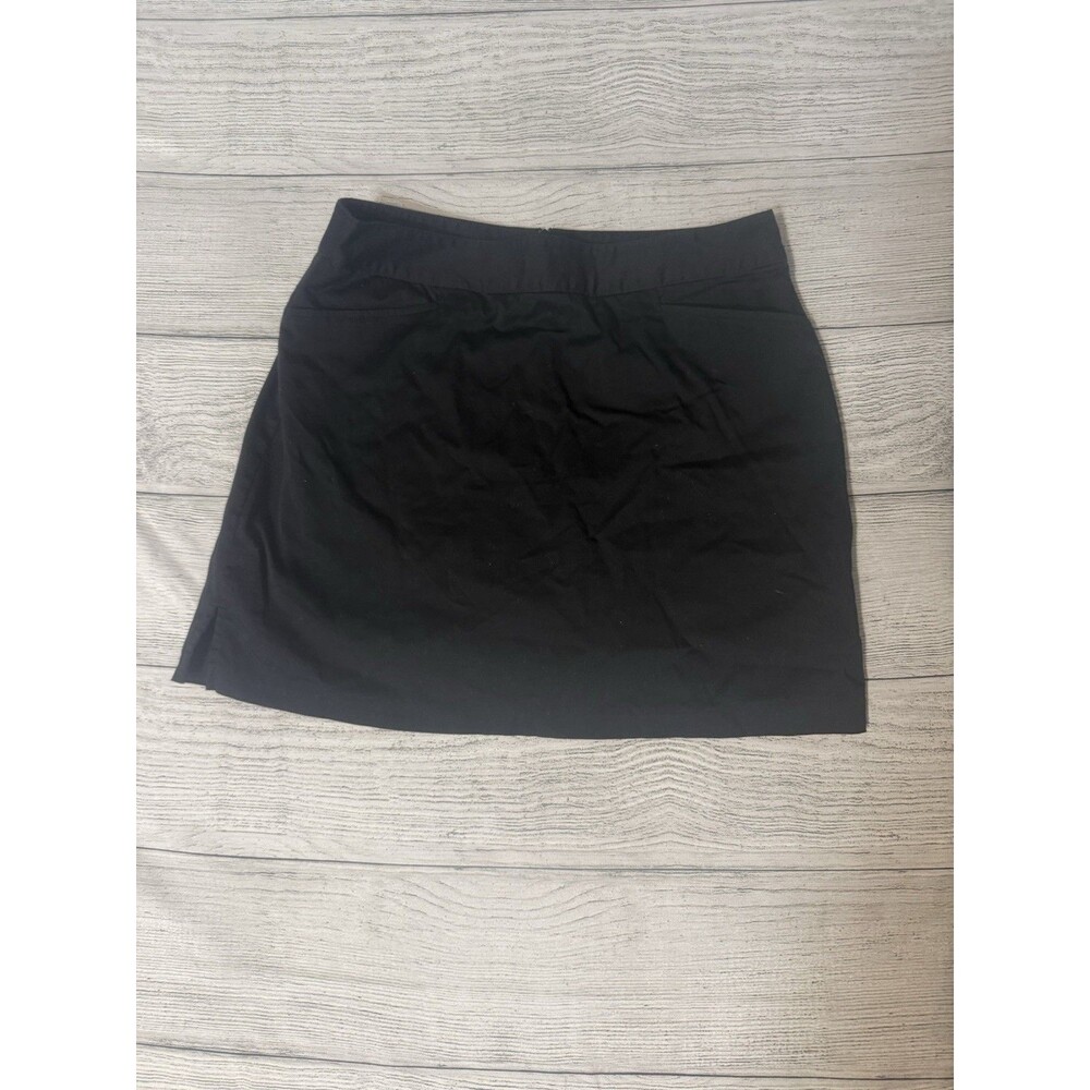 Lady Hagen Blue Skort Skirt Golf Size 6 Pockets EUC Back Zipper -149-